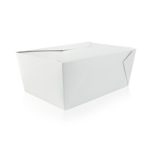 Boite repas carton blanc  226x167mm H92mm 3000ml-160Pcs