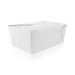 Boite repas carton blanc  226x167mm H92mm 3000ml-160Pcs