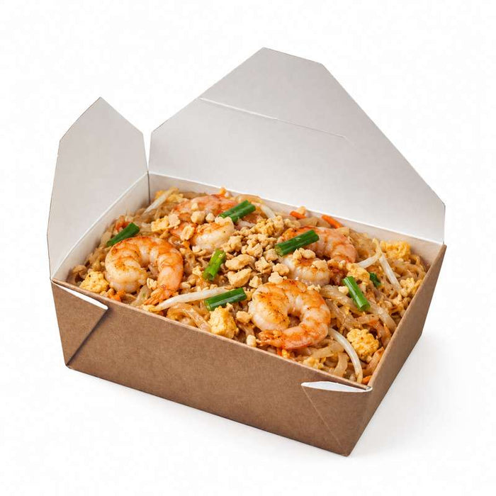 Boite repas carton kraft  155x117mm H50mm 800ml-450Pcs