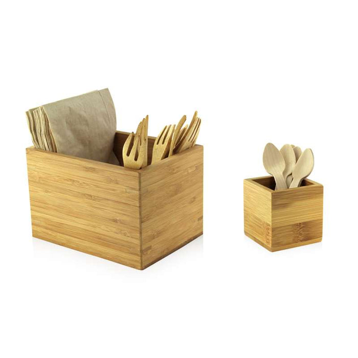 Porte ustensiles bambou  60x60mm H60mm - 10Pcs