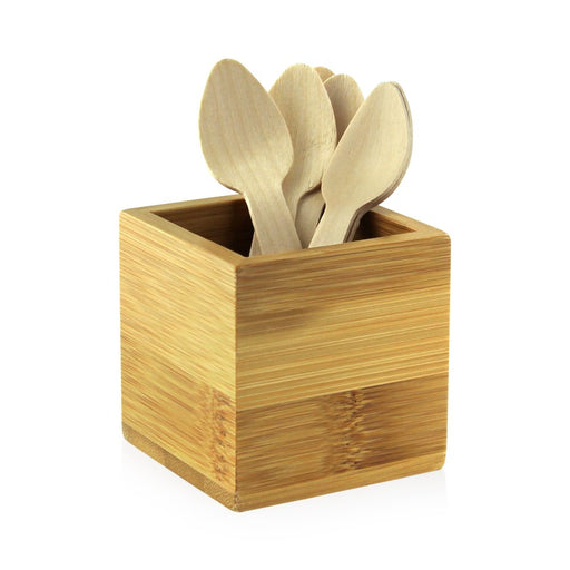 Porte ustensiles bambou  60x60mm H60mm - 10Pcs