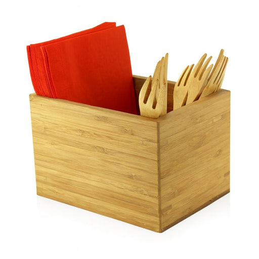 Porte ustensiles bambou  160x120mm H105mm - 8Pcs