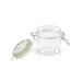 Mini bocal en verre avec joint silicone vert clair   H71,5mm 100ml - 24Pcs