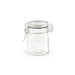 Mini bocal en verre avec joint silicone noir   H92mm 150ml - 24Pcs