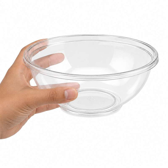 Grand saladier rond en PET cristal Ø305mm H116mm 4500ml - 36Pcs
