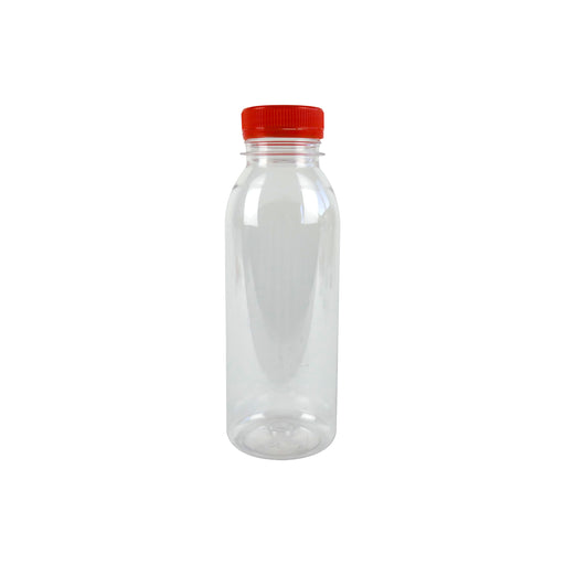 Bouteille transparente en plastique PET avec bouchon orange 61 H161mm 330ml-220Pcs