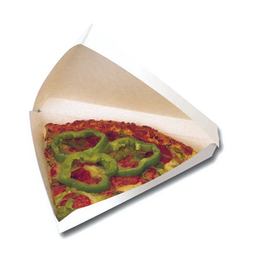 Boite carton blanc triangulaire pour part de pizza  235x229mm H45mm-400Pcs