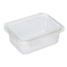 Barquette rectangulaire PLA transparente avec couvercle attaché  188x143mm H67mm 1000ml-400Pcs