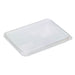 Barquette rectangulaire PLA plate transparente avec couvercle attaché  217x167mm H20mm 570ml-350Pcs
