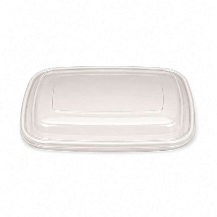 Couvercle dôme rectangulaire transparent en plastique PET 135x165mm H9mm-400Pcs