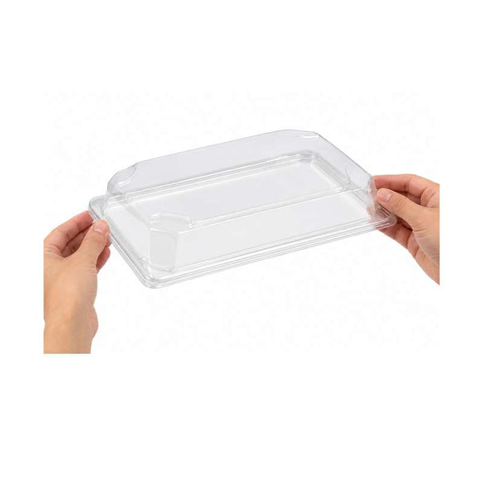 Couvercle transparent en plastique PET 165x230mm H46mm-250Pcs