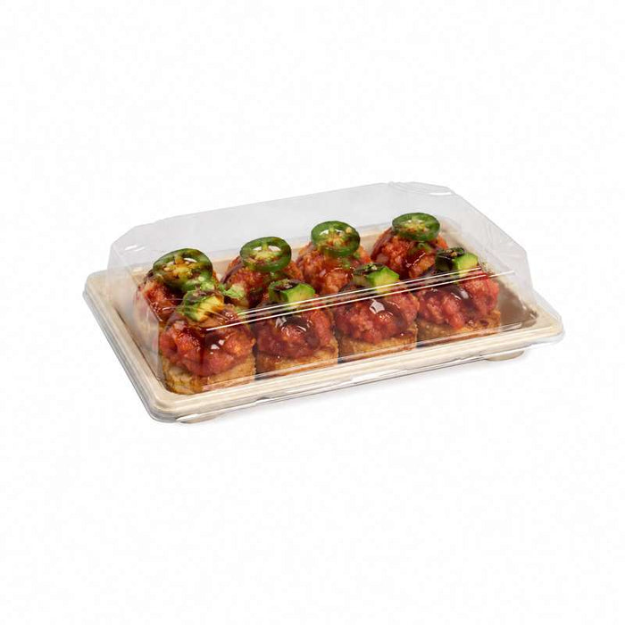 Couvercle transparent en plastique PET 165x230mm H46mm-250Pcs