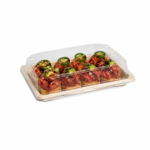Couvercle transparent en plastique PET 165x230mm H46mm-250Pcs