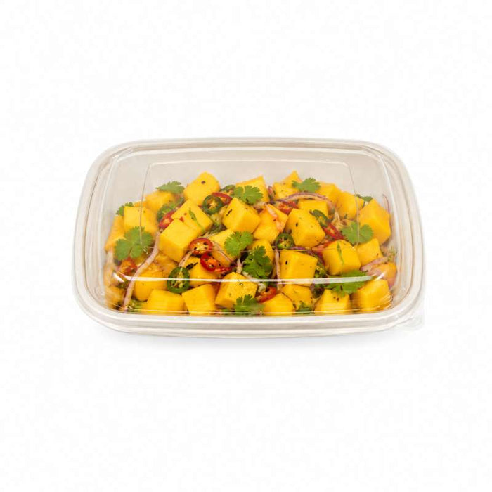 Couvercle transparent en plastique PET 189x189mm H50mm-200Pcs