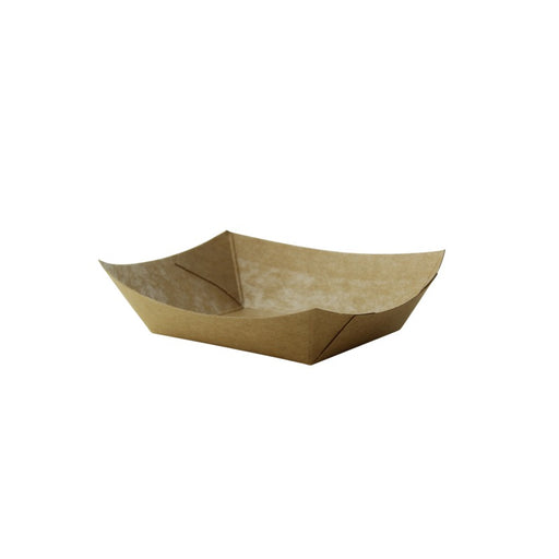 Barquette kraft ingraissable avec PE  120x85mm H20mm 100ml-1000Pcs