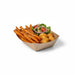 Barquette kraft ingraissable avec PE  140x100mm H30mm 220ml-1000Pcs