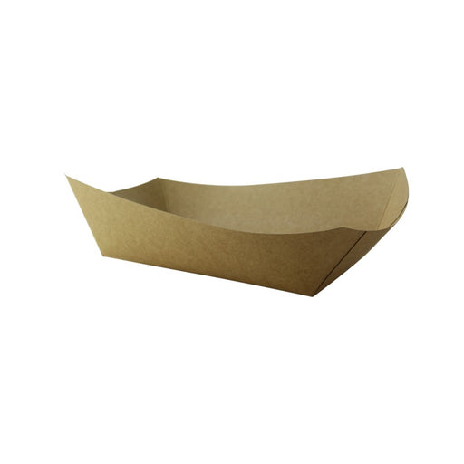 Barquette kraft ingraissable avec PE  245x165mm H50mm 1200ml-500Pcs