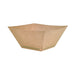 Barquette ingraissable kraft naturel  230x220mm H94mm 2000ml-100Pcs