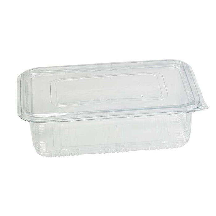 Boîte rectangulaire à charnière en PET transparent 230x175mm H70mm 1850ml - 300Pcs