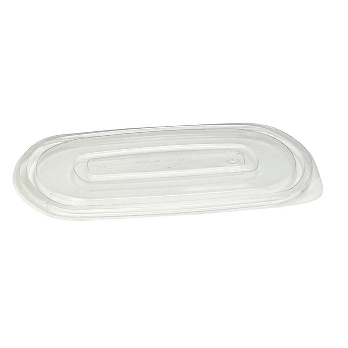Couvercle plat transparent pour boîte repas rectangulaire 230x150mm H20mm - 400Pcs