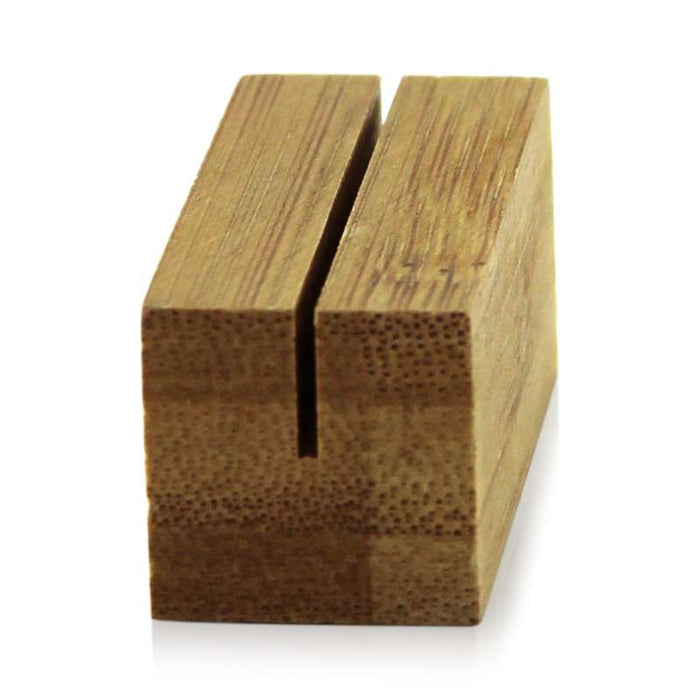 Porte menu en bambou  56x20mm H20mm - 100Pcs
