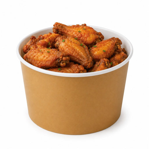 Bucket geant en carton impression kraft   H169mm 4 100ml - 114Pcs