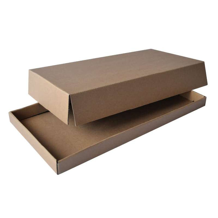Plateau repas "Buzz" en carton kraft 325x260mm H25mm - 100Pcs