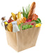 Sac cabas papier recyclé kraft brun 260x170mm H280mm-250Pcs