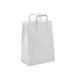 Sac cabas papier blanc recyclé 260x170mm H280mm-250Pcs