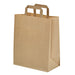 Sac cabas papier kraft brun recyclé 320x170mm H340mm-250Pcs