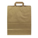 Sac cabas double-paroi papier kraft brun avec anses  320x170mm H380mm-250Pcs