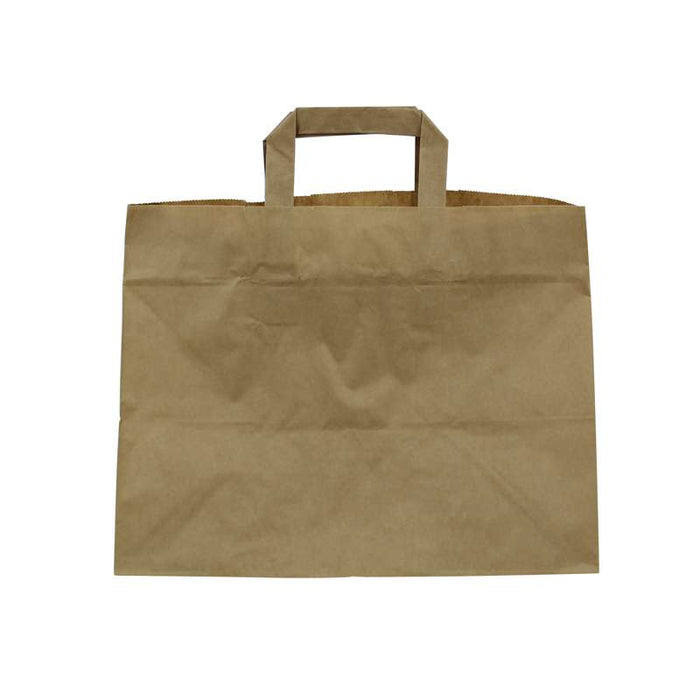 Sac cabas papier kraft brun recyclé 320x200mm H250mm-250Pcs