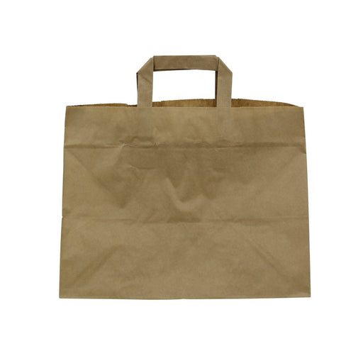 Sac cabas papier kraft brun recyclé 320x200mm H250mm-250Pcs
