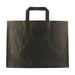 Sac cabas papier kraft brun imprimé noir 320x220mm H240mm-250Pcs