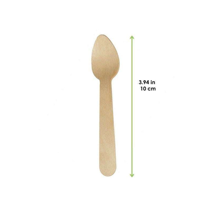 Cuillère à café bois   H100mm-3000Pcs