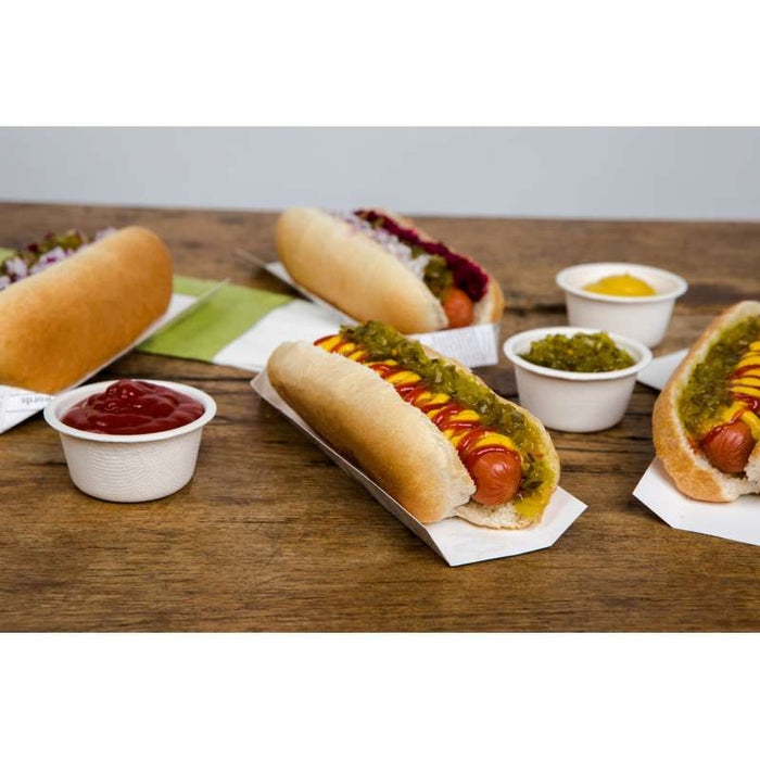 Support hot-dog carton impression journal  180x40mm H19mm-1000Pcs