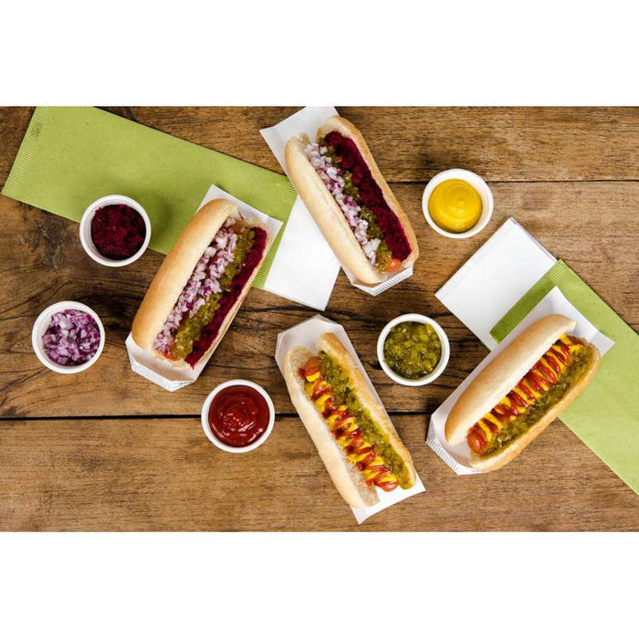 Support hot-dog carton impression journal  180x40mm H19mm-1000Pcs