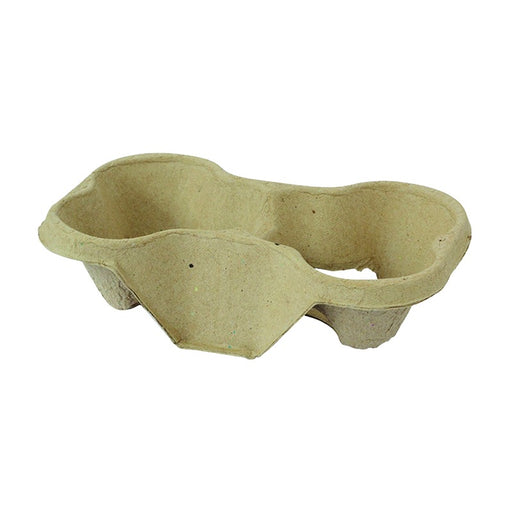 Porte gobelets en cellulose pour 4 gobelets sécable pour 2x2 gobelets 200x210mm H40mm-480Pcs