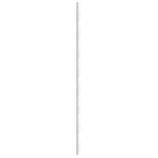 Paille à cocktail en papier blanc  H145mm-3000Pcs