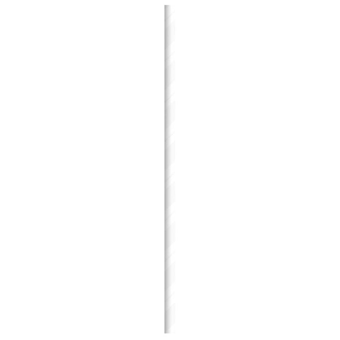 Paille à cocktail en papier blanc  H145mm-3000Pcs