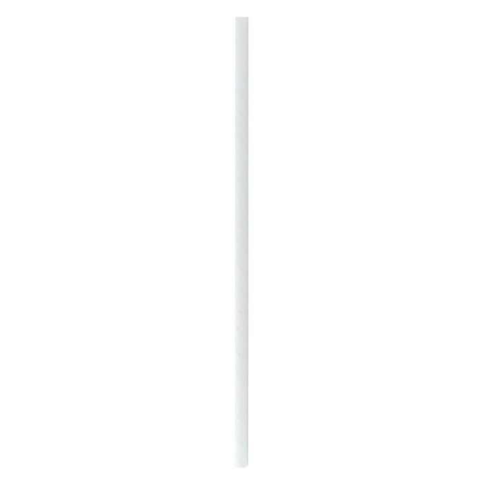 Paille en papier blanc   H197mm-3000Pcs