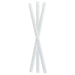 Paille pour smoothie en papier blanc emballée individuellement   H197mm-3000Pcs
