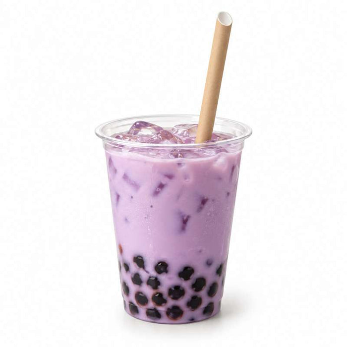 Paille biseautée Kraft pour Bubble Tea   H200mm-3000Pcs