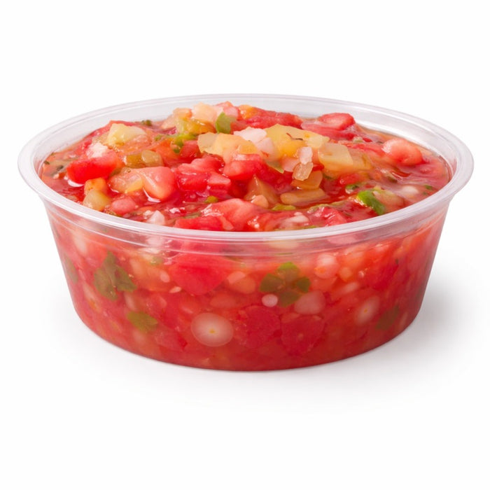 Pot à sauce rond en plastique PS cristal  H47mm 270ml-1000Pcs