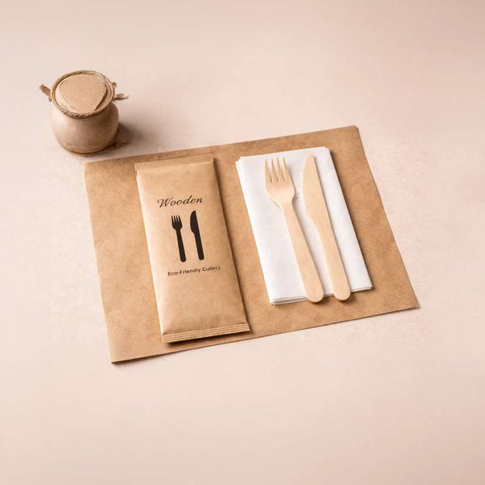 Set de plateau papier beige  300x400mm-2000Pcs