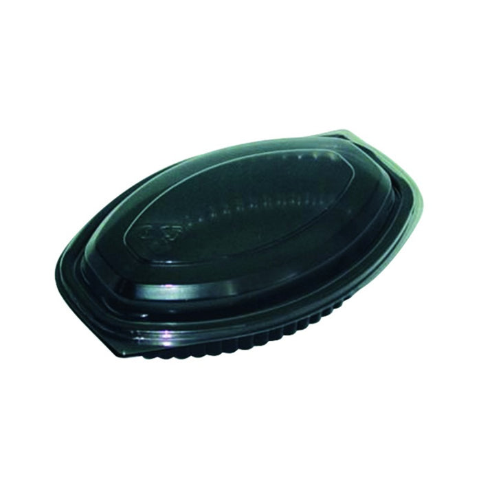 Cassolette plastique PP ovale noire 207x143mm H27mm 400ml-200Pcs