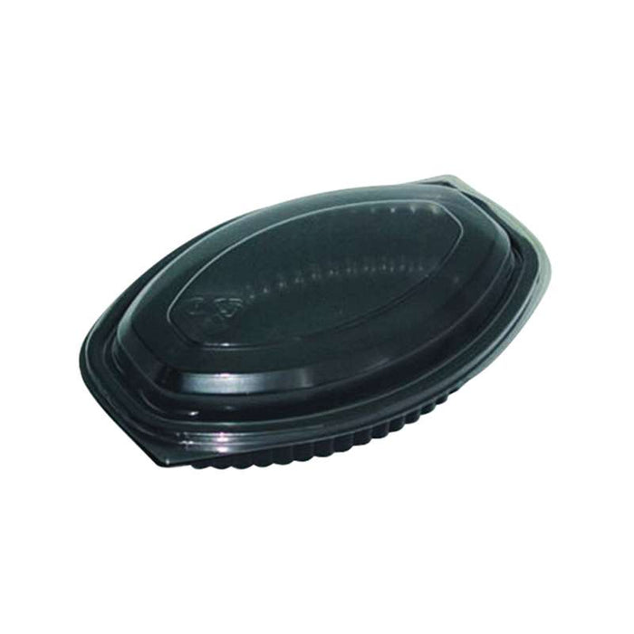 Cassolette ovale noire en plastique PP 207x143mm H37mm 500ml - 500Pcs