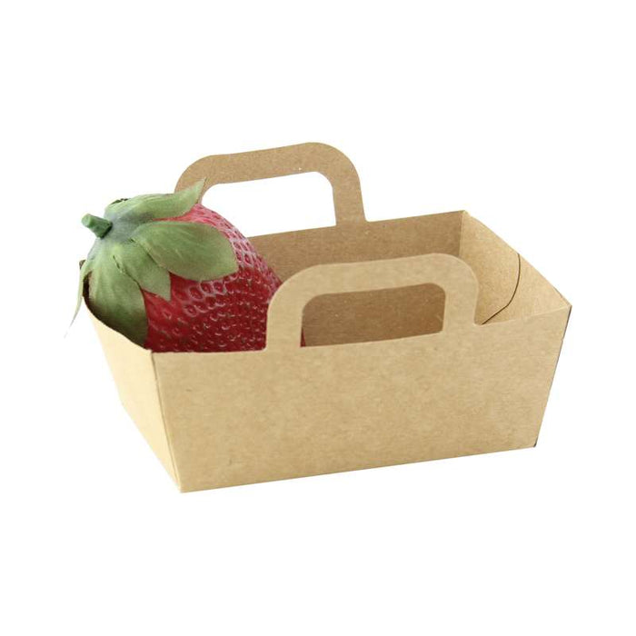 Mini panier en carton kraft  95x70mm H35mm-500Pcs