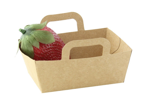 Mini panier en carton kraft  95x70mm H35mm-500Pcs