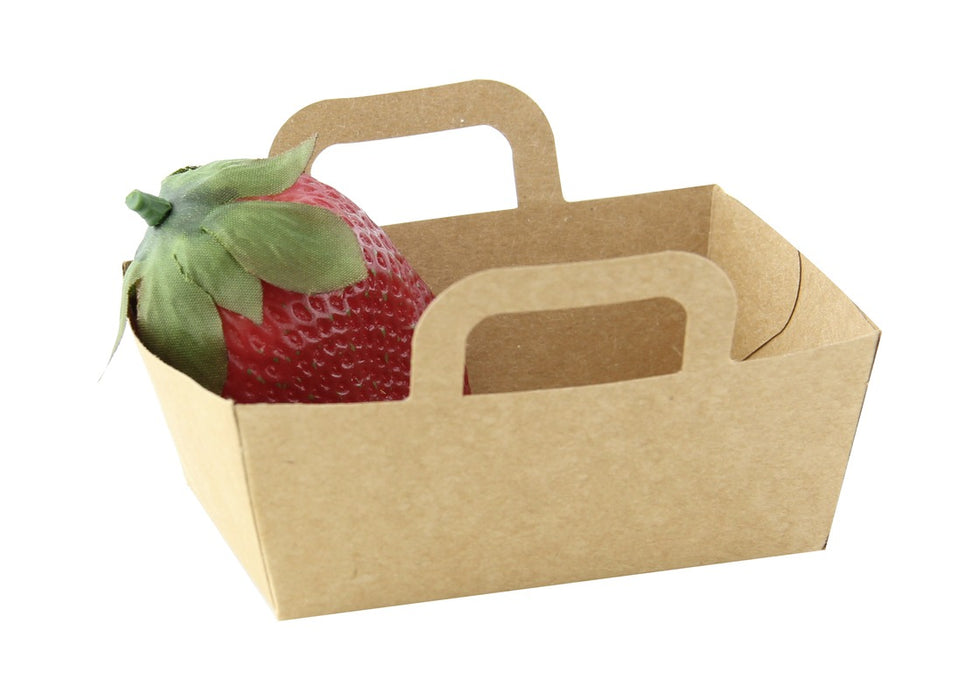 Mini panier en carton kraft  95x70mm H35mm-500Pcs
